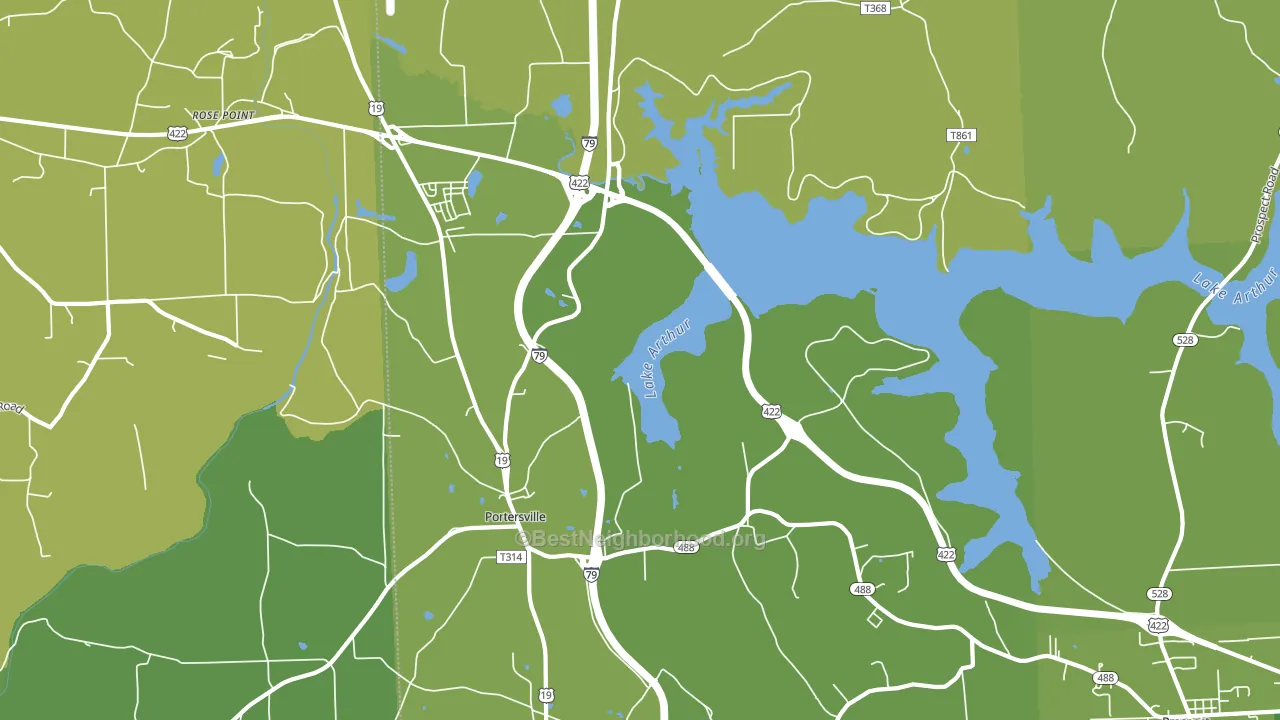 Kennedy Mill, PA block-group voter-turnout map