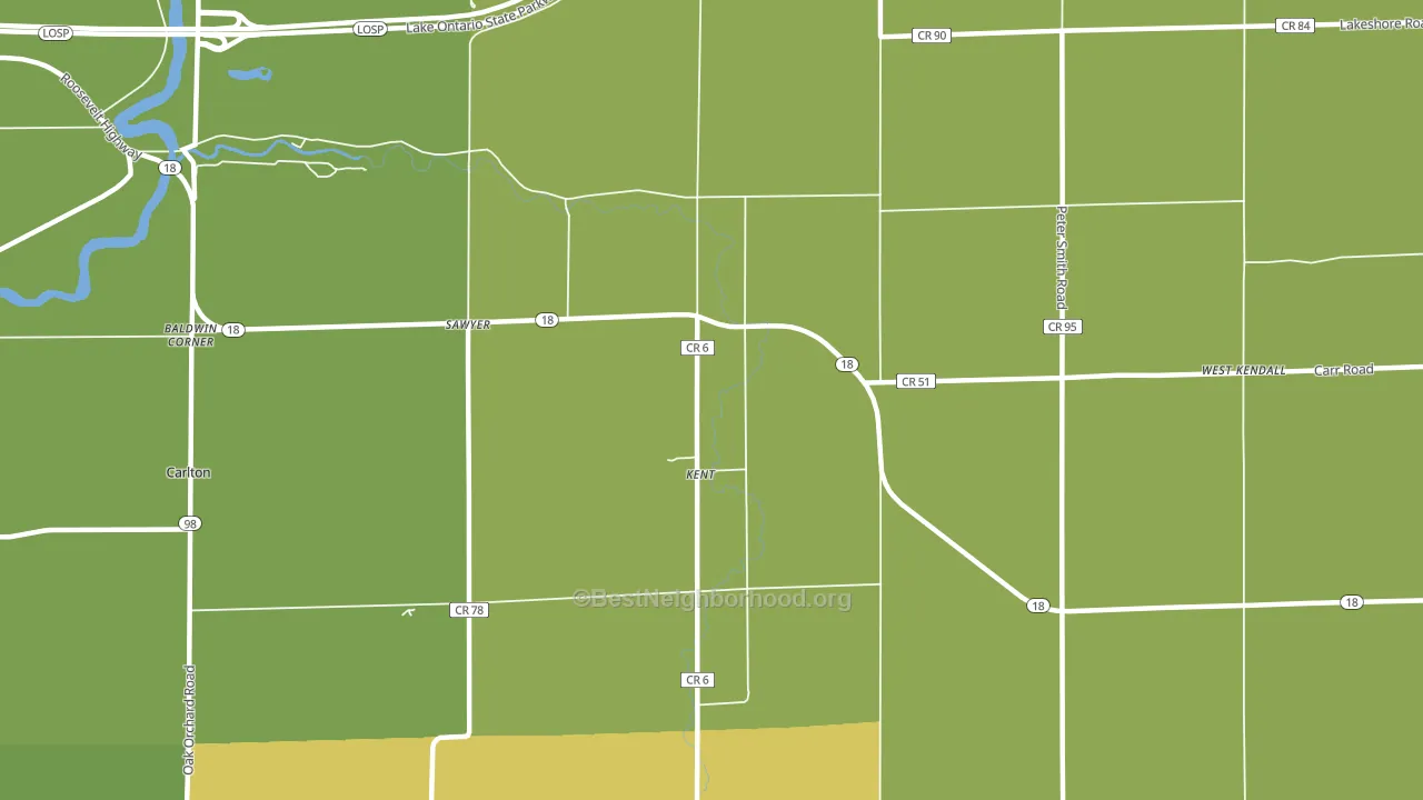 Kent, NY block-group voter-turnout map