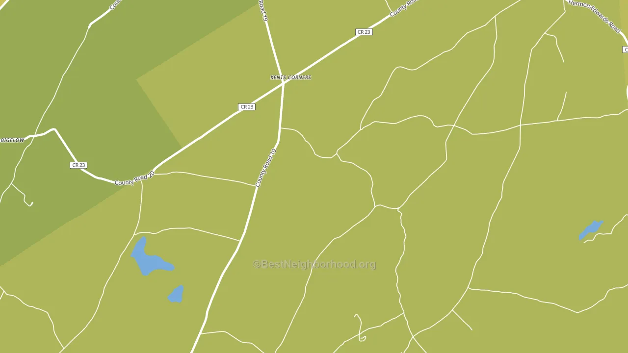 Kents Corners, NY block-group voter-turnout map