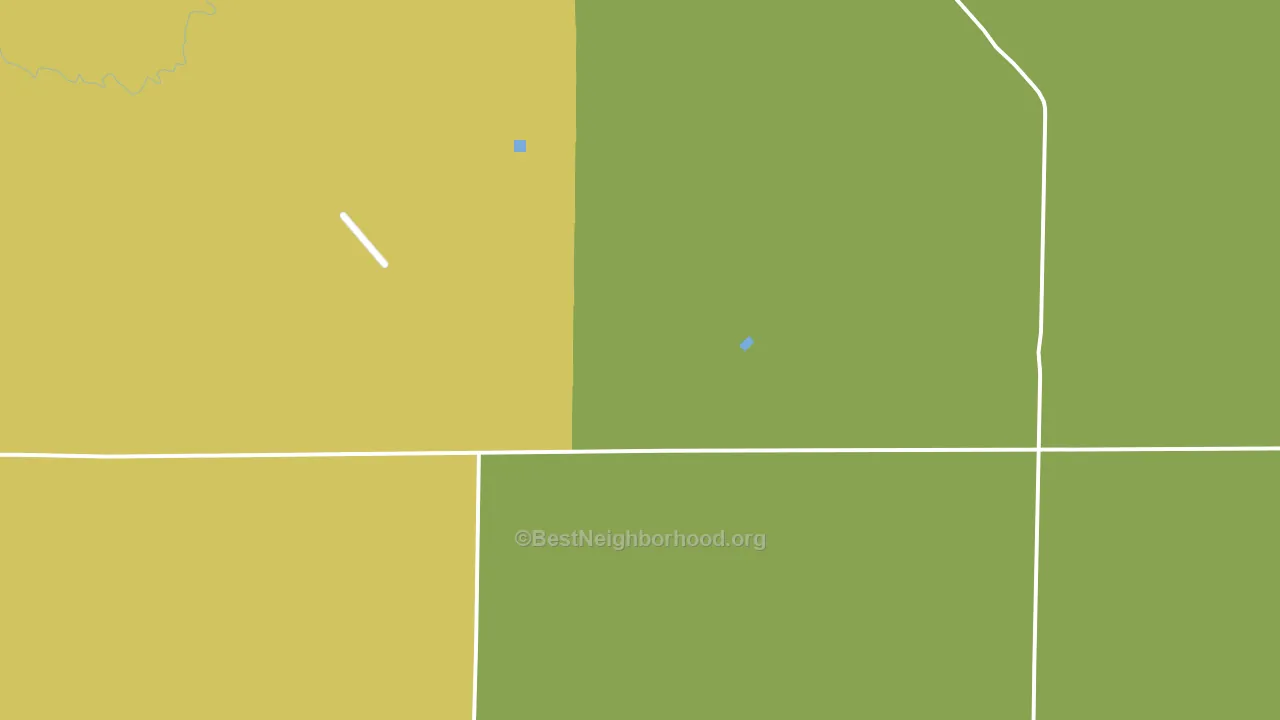 Keota, CO block-group voter-turnout map