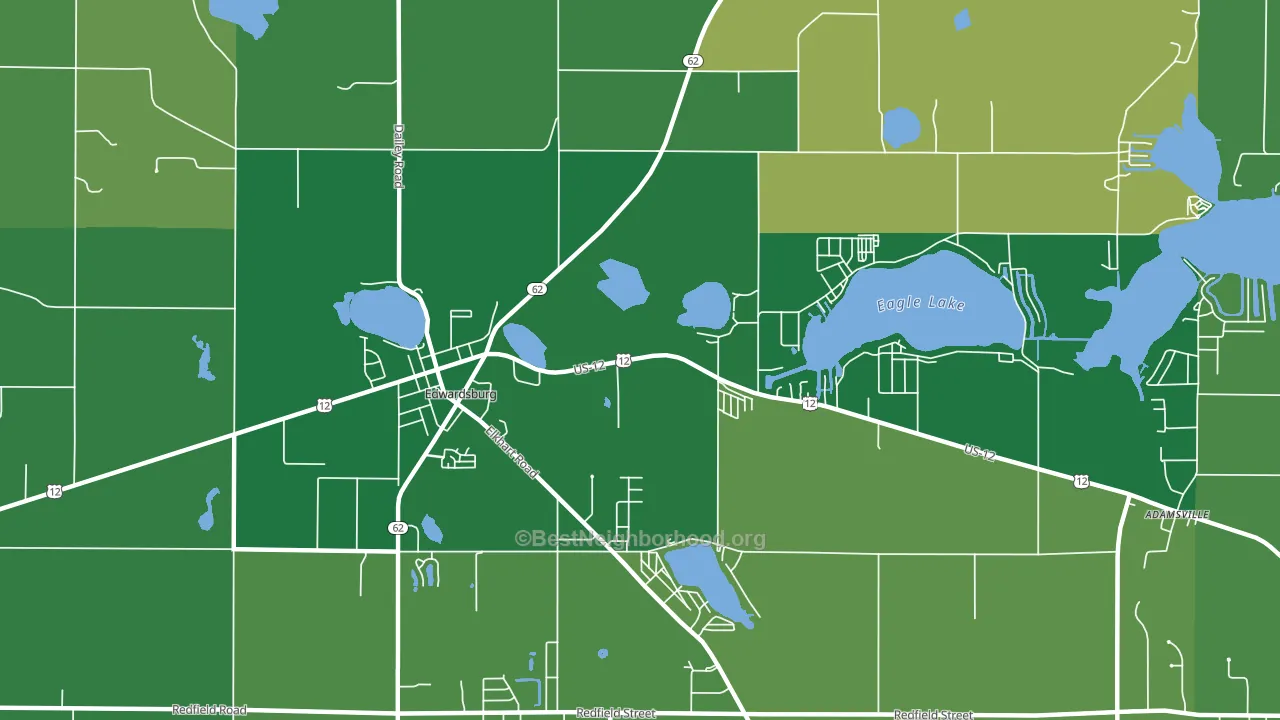 Kessington, MI block-group voter-turnout map