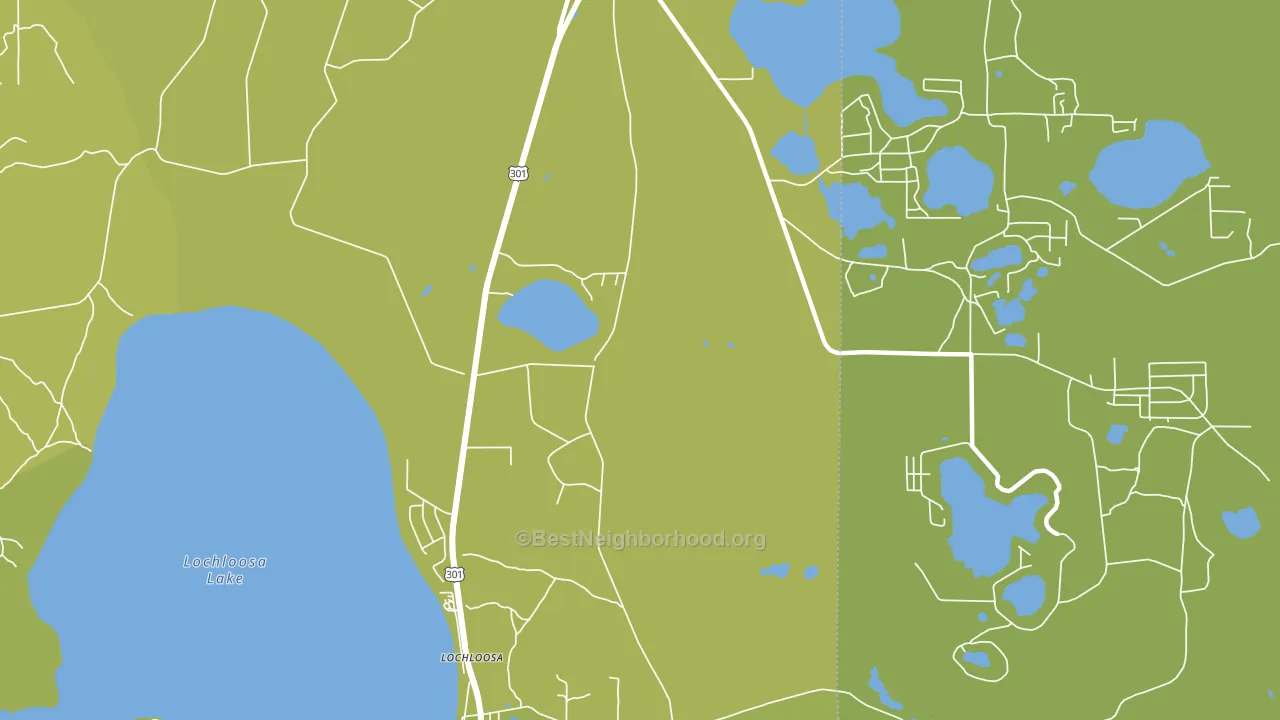Keuka, FL block-group voter-turnout map