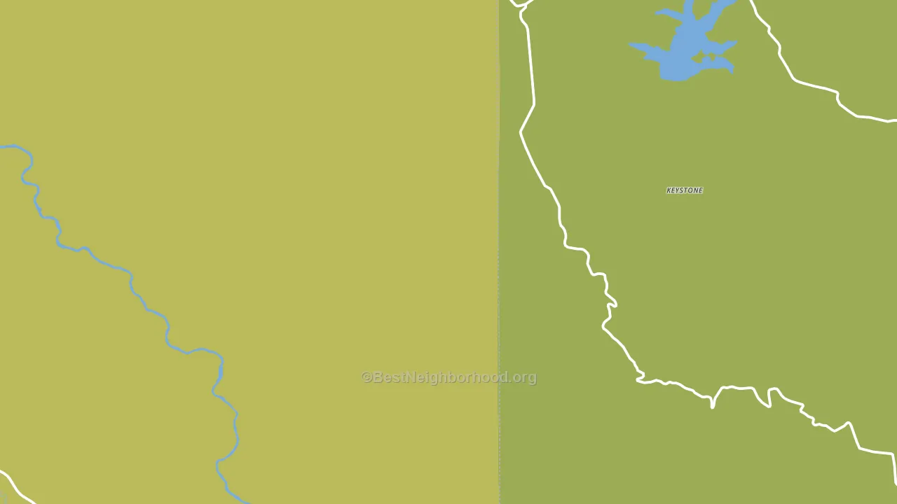 Keystone, WY block-group voter-turnout map