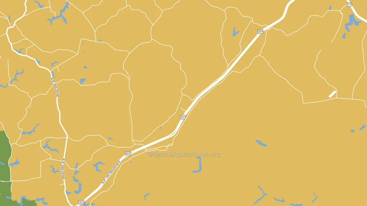 Kidds Fork, VA block-group voter-turnout map