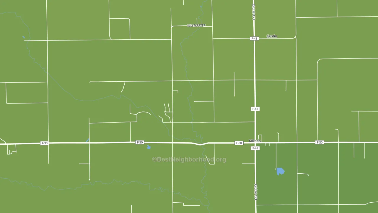 Killmaster, MI block-group voter-turnout map