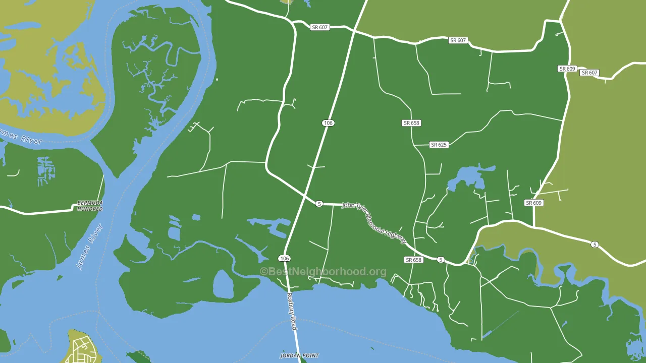 Kimages, VA block-group voter-turnout map