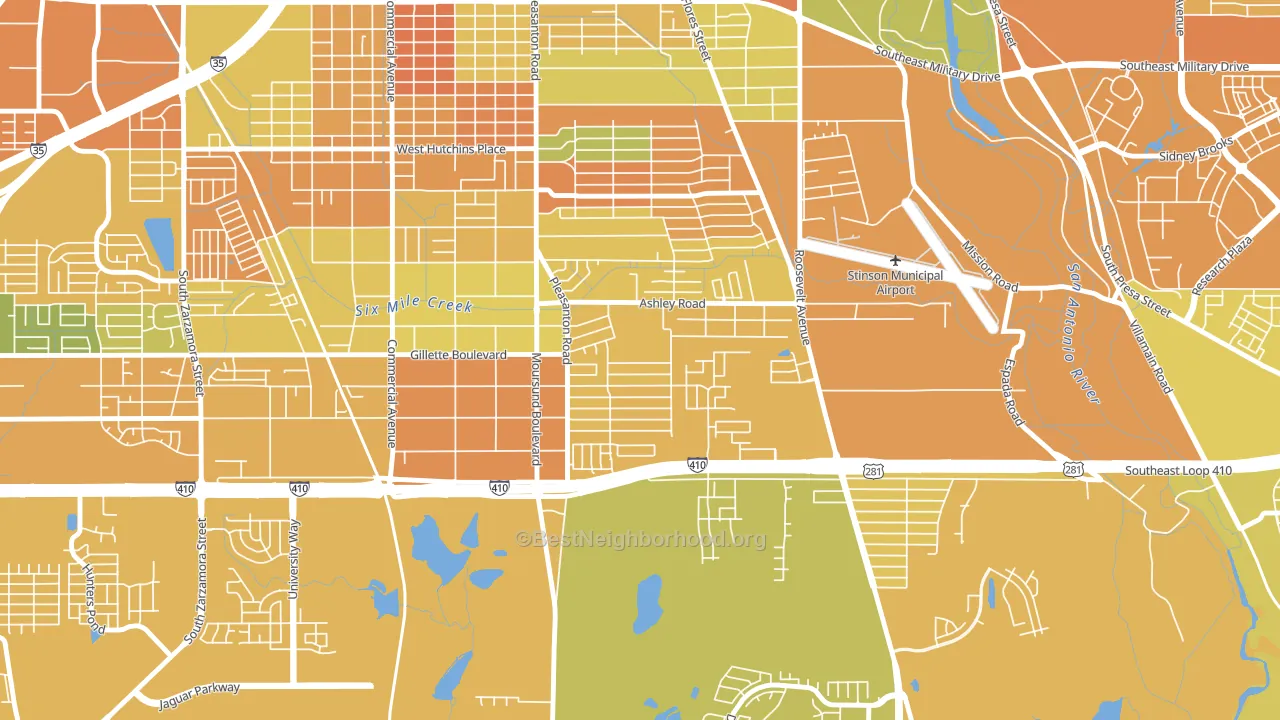 Kingsborough Ridge, San Antonio, TX block-group voter-turnout map