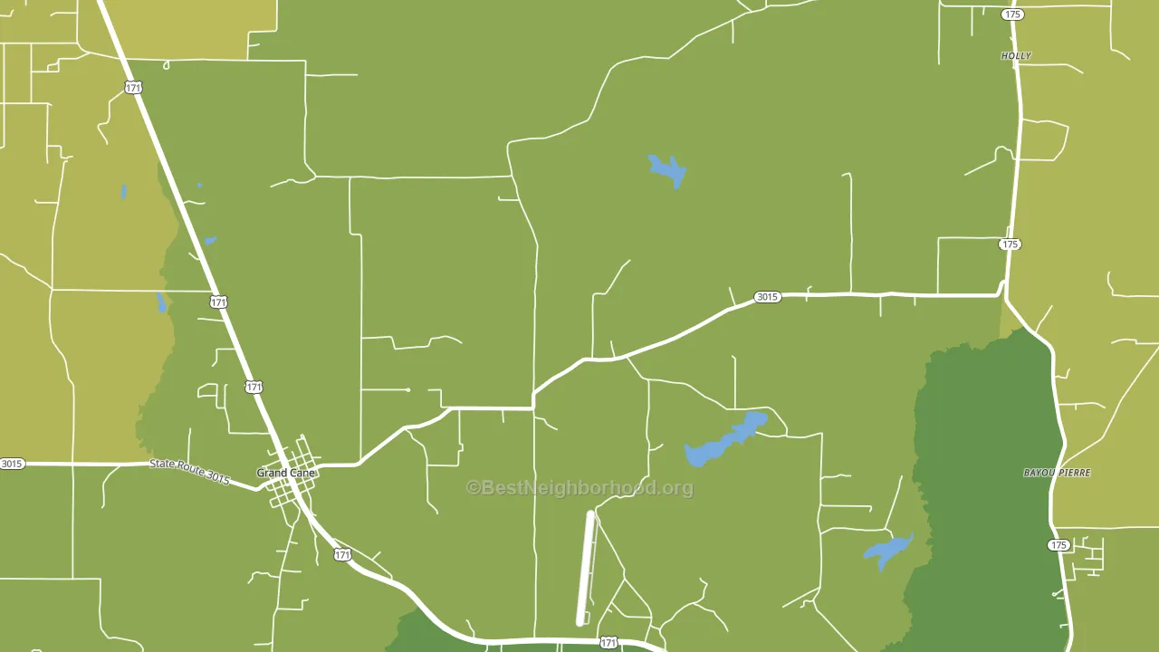 Kingston, LA block-group voter-turnout map