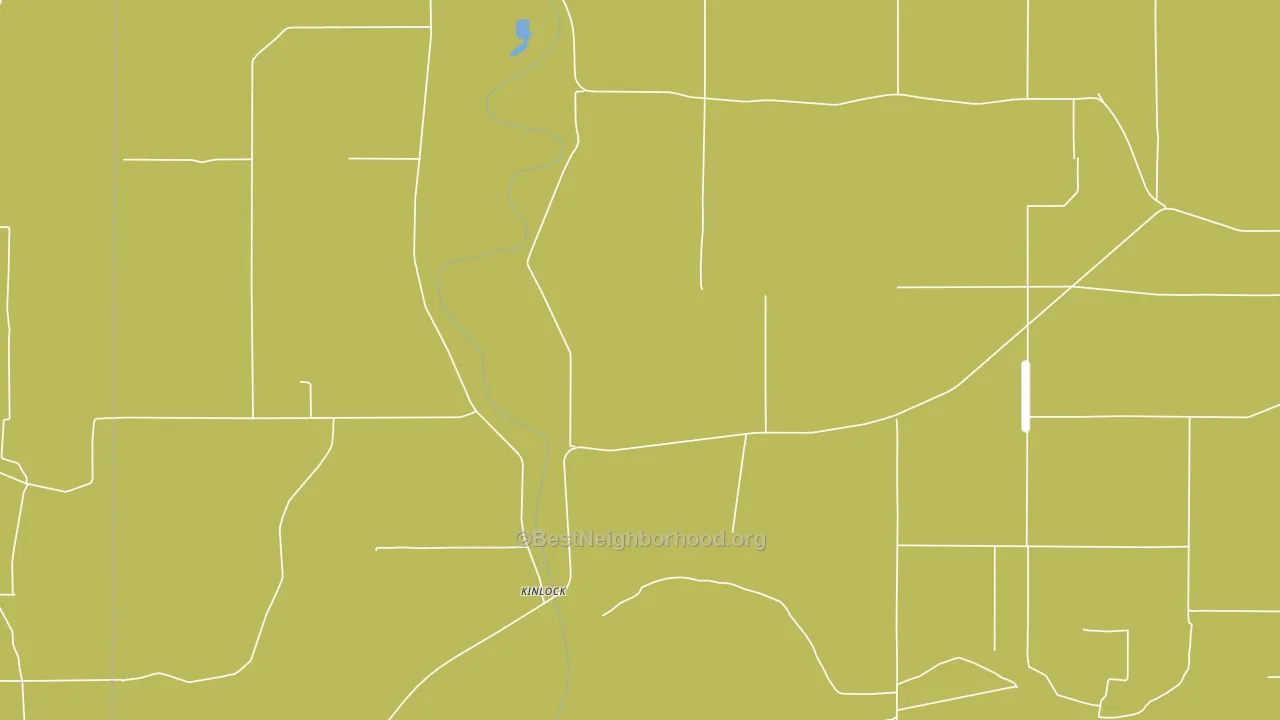 Kinlock, MS block-group voter-turnout map