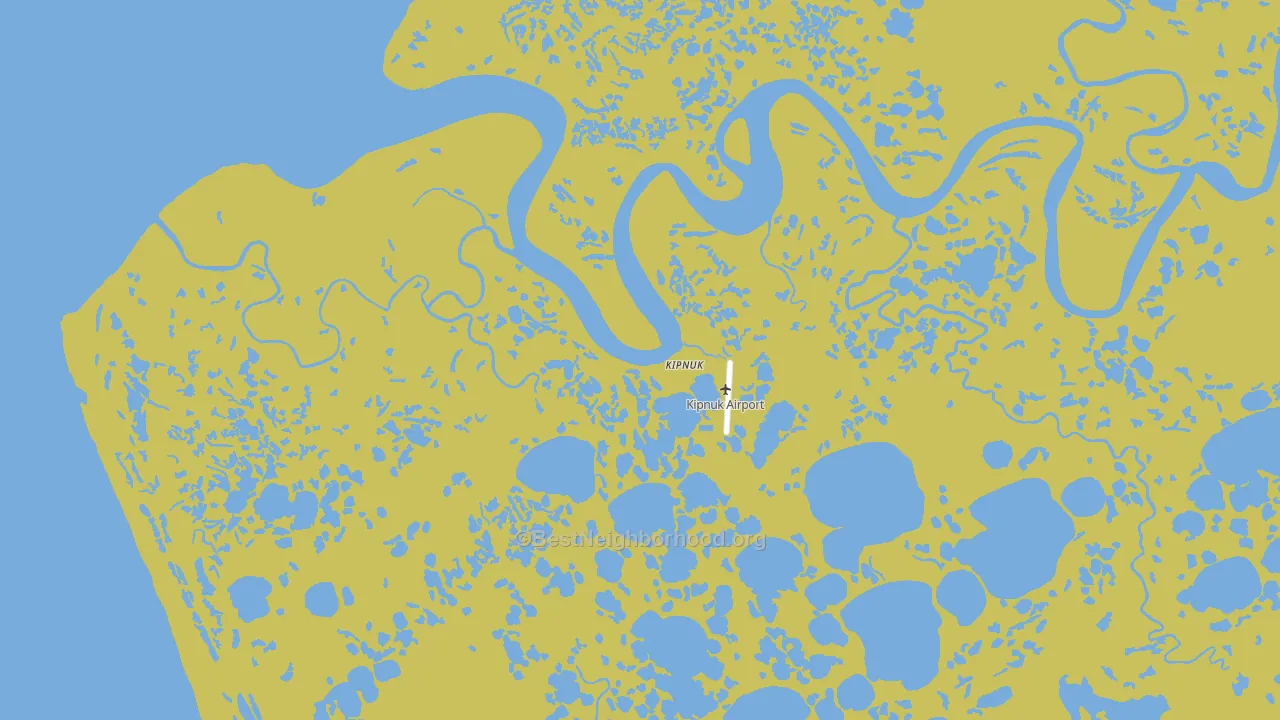 Kipnuk, AK block-group voter-turnout map