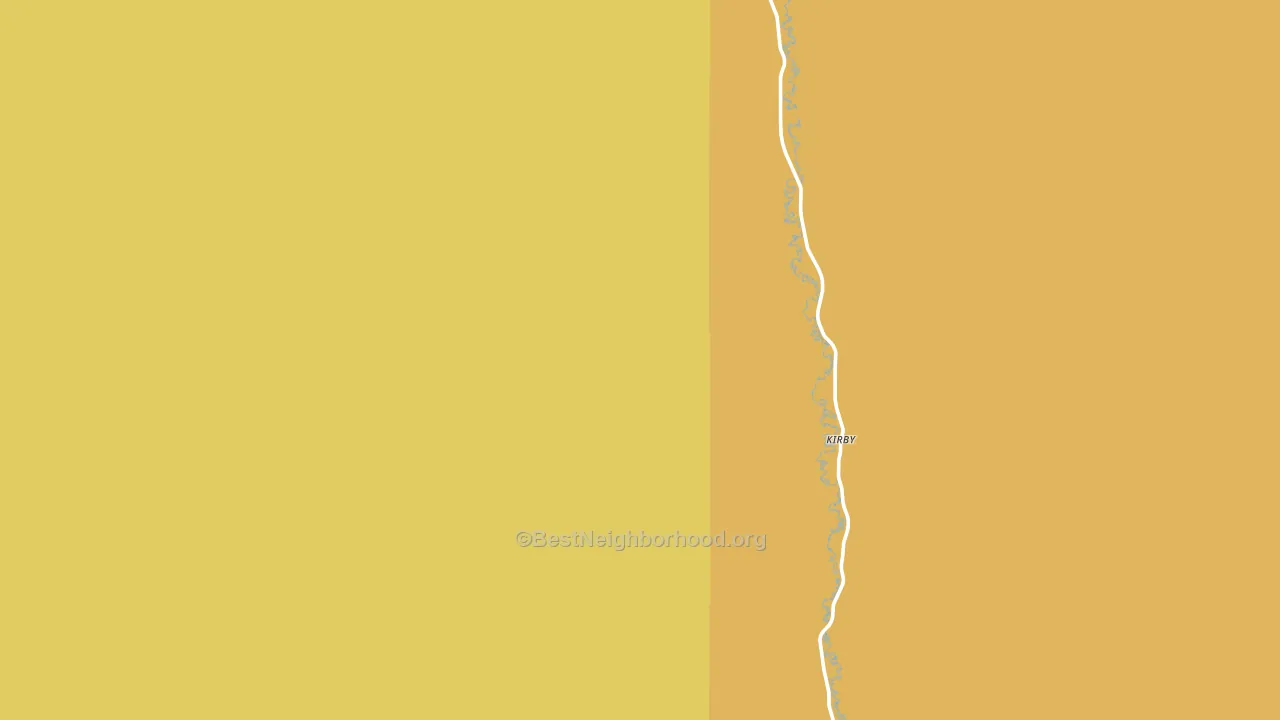 Kirby, MT block-group voter-turnout map