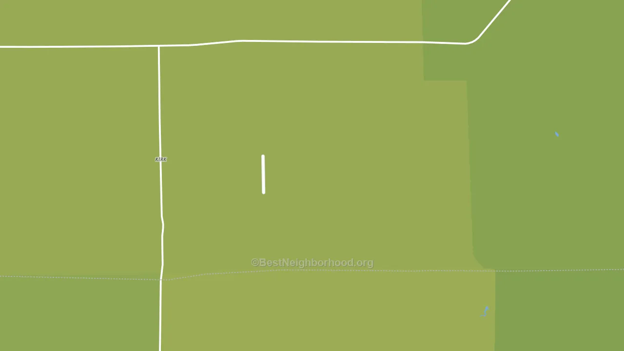 Kirk, CO block-group voter-turnout map