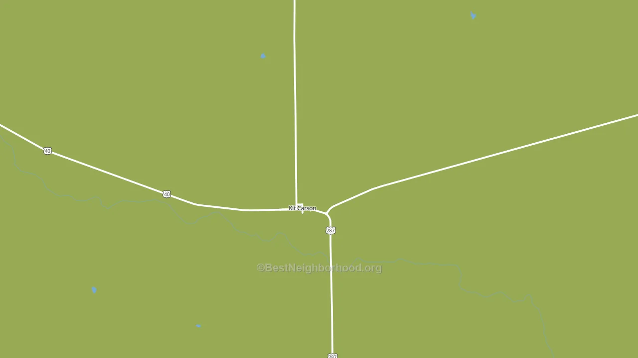 Kit Carson, CO block-group voter-turnout map