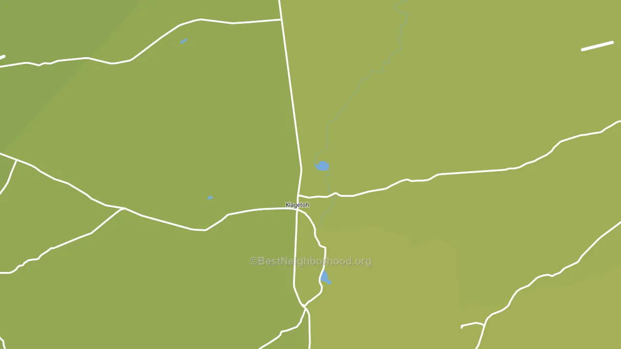 Klagetoh, AZ block-group voter-turnout map