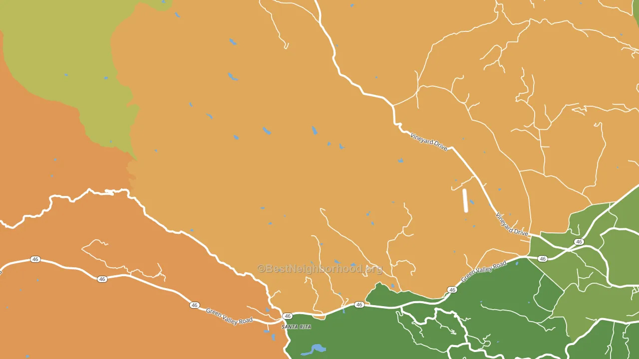 Klau, CA block-group voter-turnout map