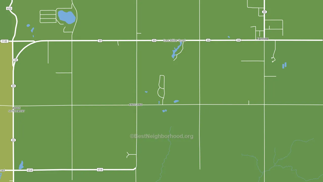 Kneeland, MI block-group voter-turnout map