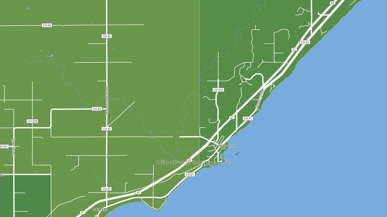 Knife River, MN block-group voter-turnout map