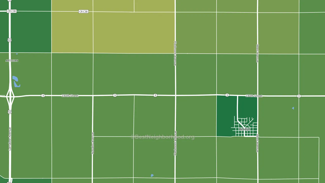 Knittel, IA block-group voter-turnout map