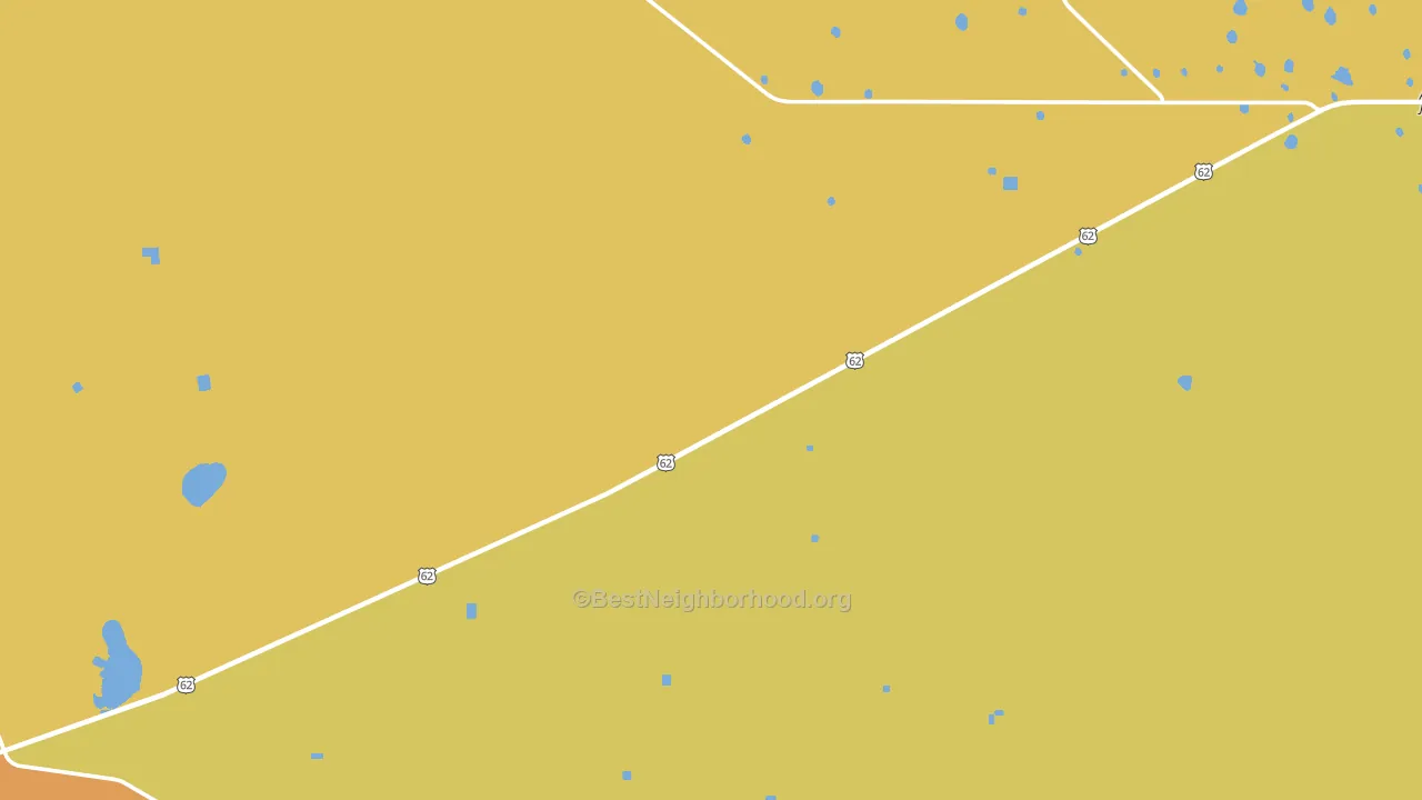 Knowles, NM block-group voter-turnout map
