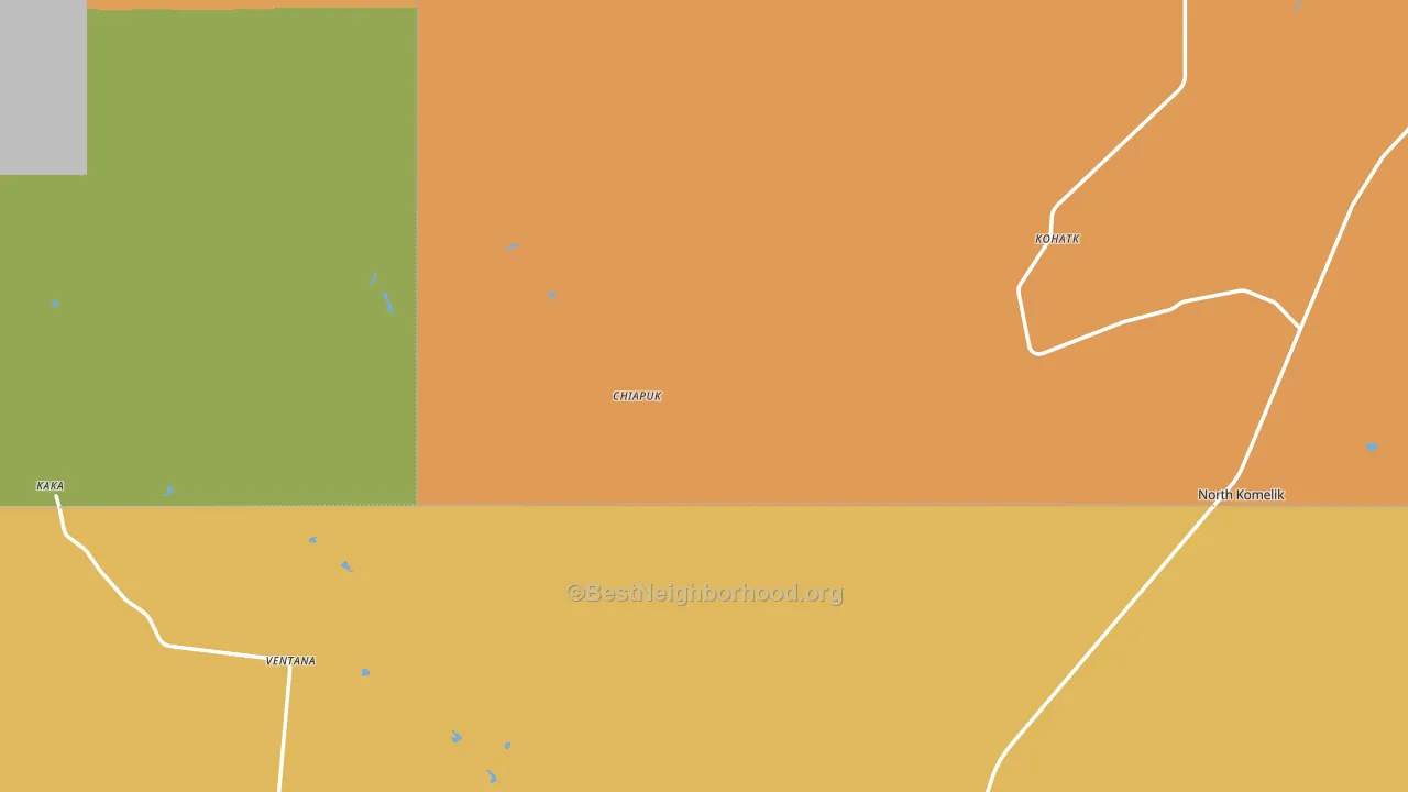 Kohatk, AZ block-group voter-turnout map