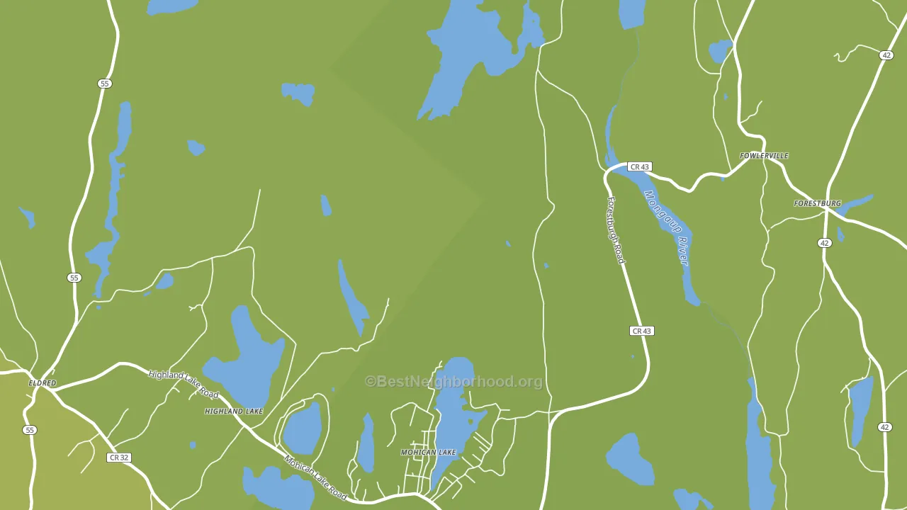 Kohlertown, NY block-group voter-turnout map