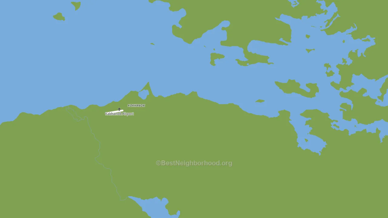 Kokhanok, AK block-group voter-turnout map