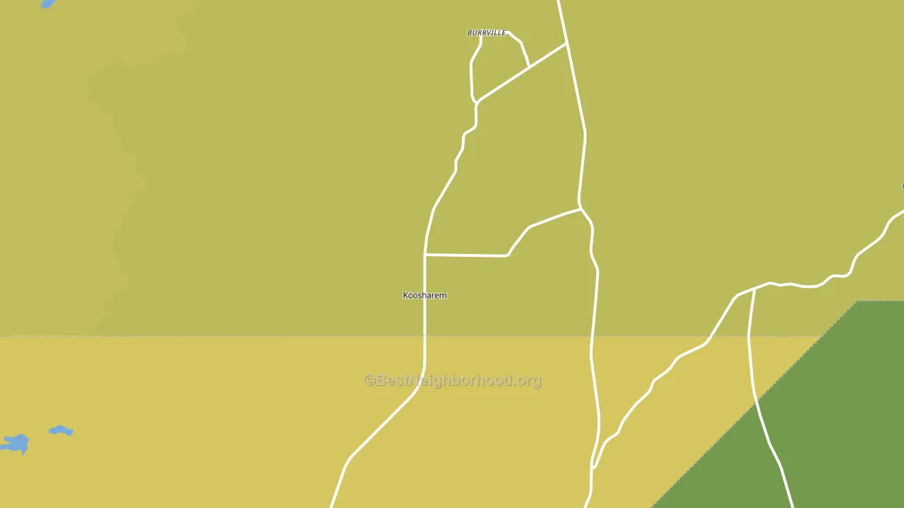 Koosharem, UT block-group voter-turnout map