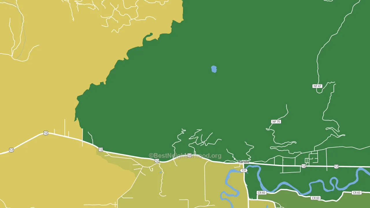 Kosmos, WA block-group voter-turnout map
