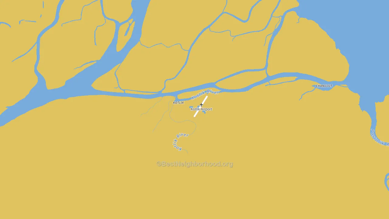 Kotlik, AK block-group voter-turnout map