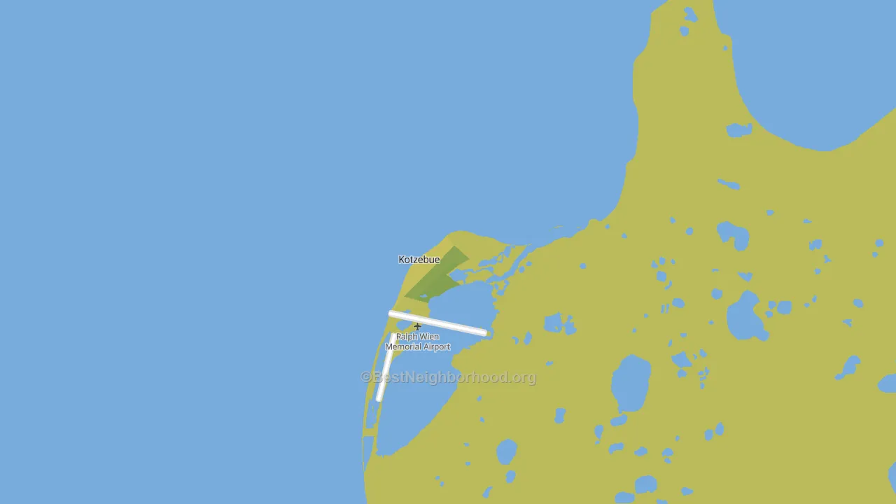 Kotzebue, AK block-group voter-turnout map