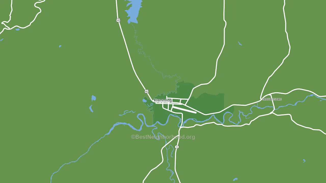 Kremmling, CO block-group voter-turnout map