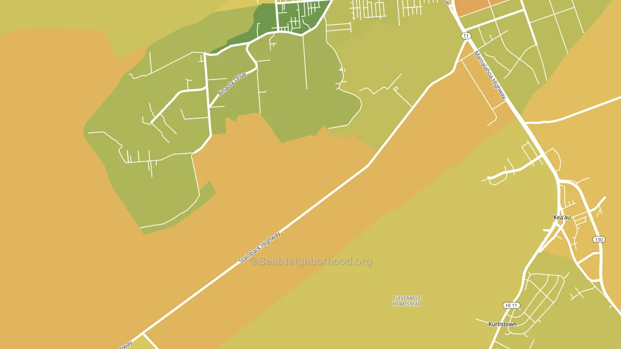 Kukui, HI block-group voter-turnout map