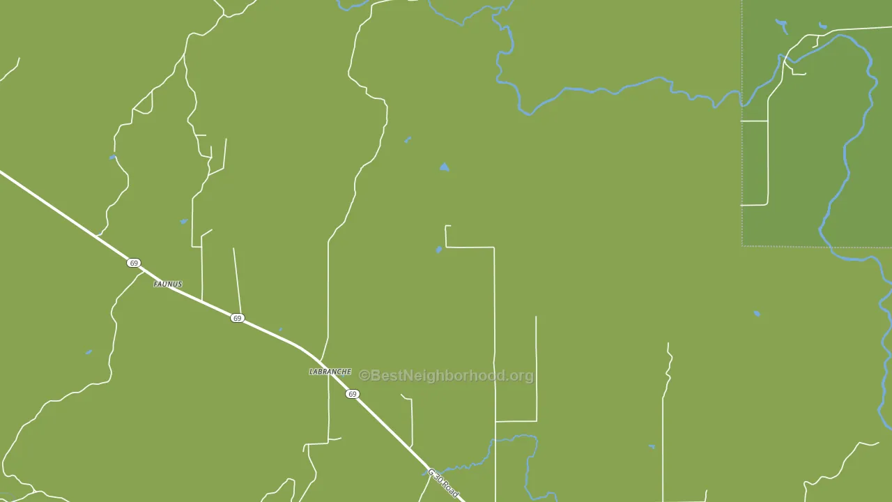 La Branch, MI block-group voter-turnout map