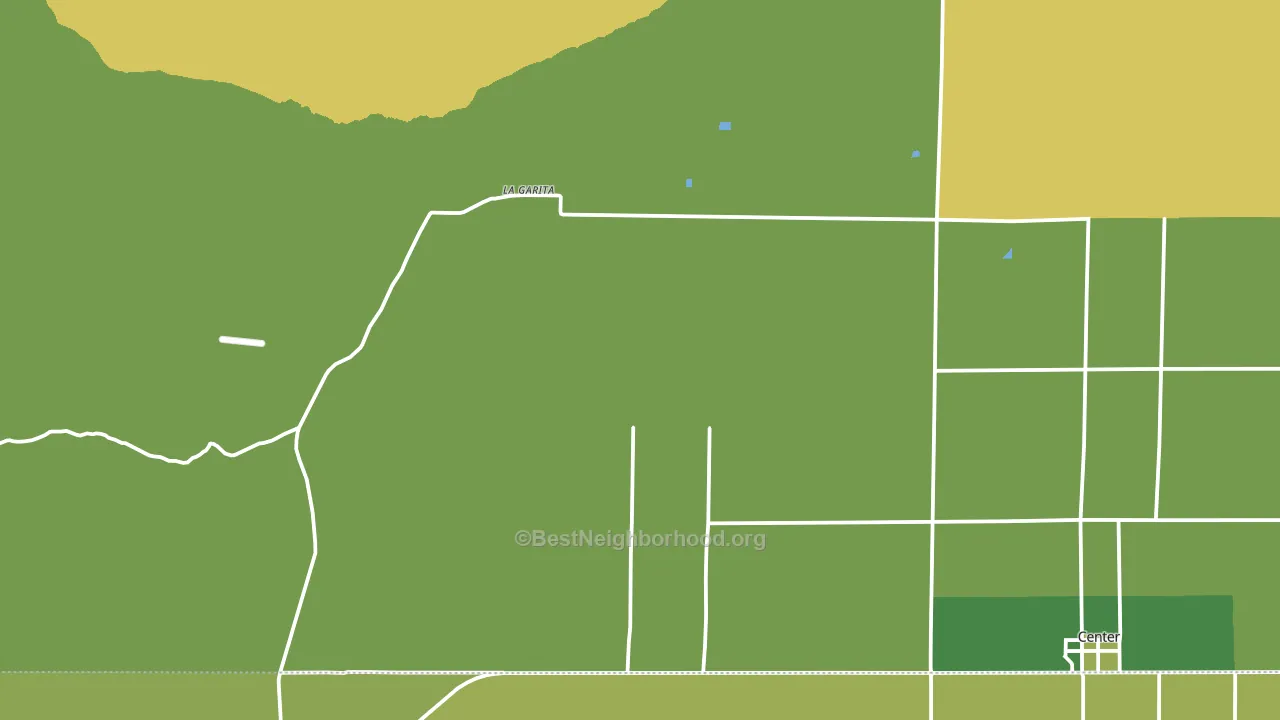 La Garita, CO block-group voter-turnout map