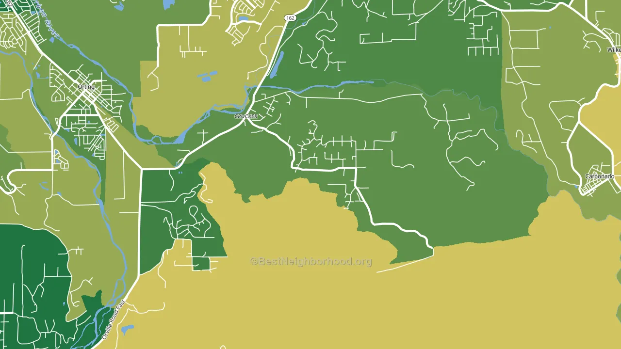 La Grande, WA block-group voter-turnout map