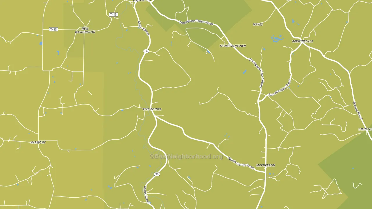La Jose, PA block-group voter-turnout map