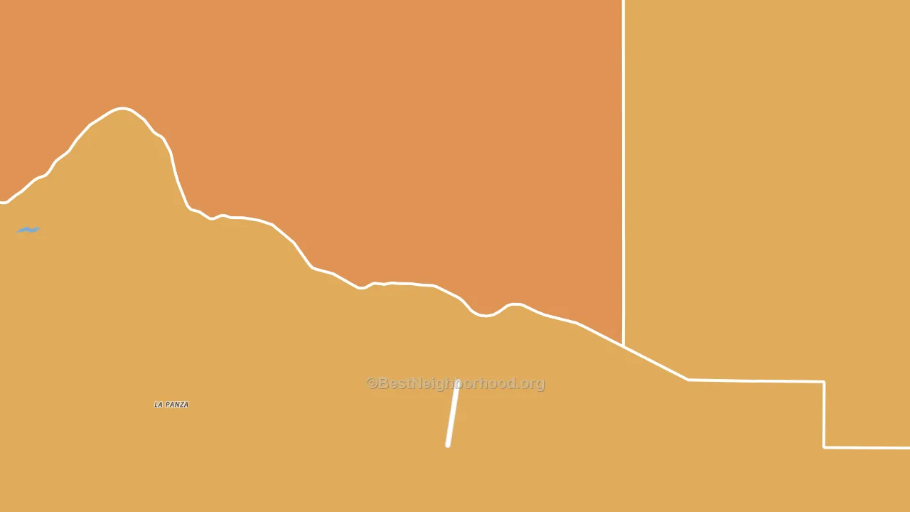 La Panza, CA block-group voter-turnout map
