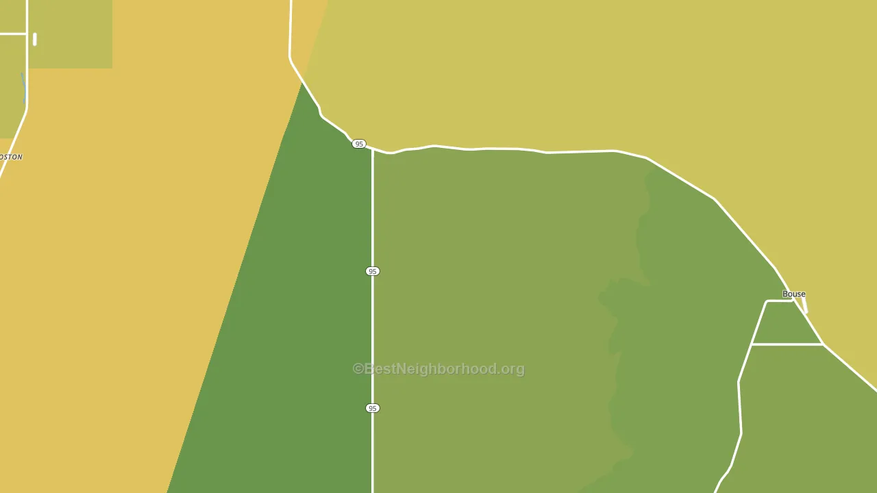 La Paz County, AZ block-group voter-turnout map