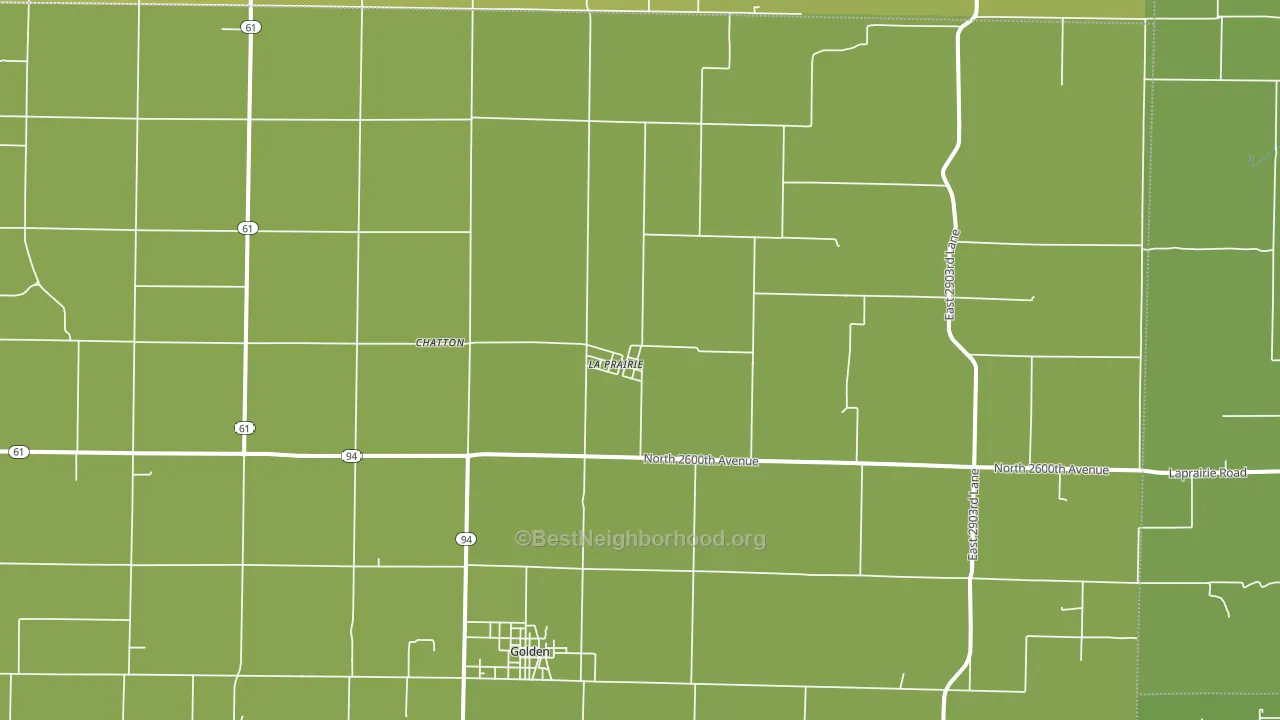 La Prairie, IL block-group voter-turnout map