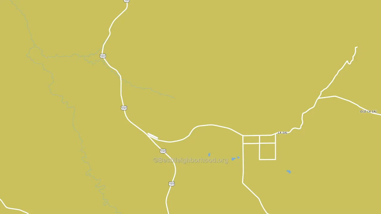 La Sal, UT block-group voter-turnout map