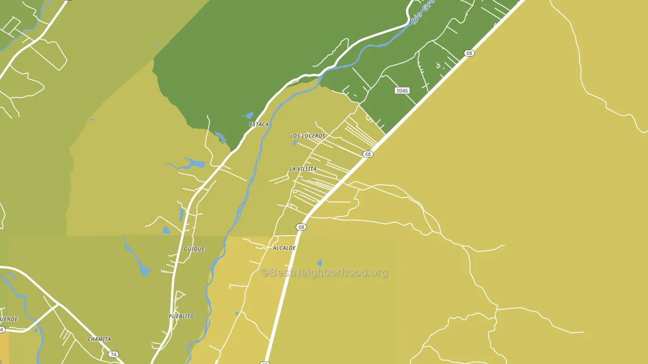 La Villita, NM block-group voter-turnout map