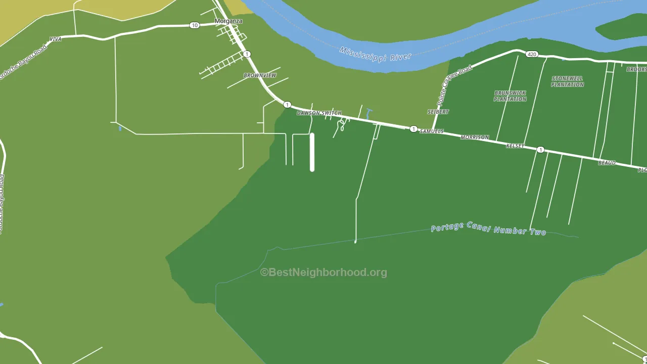 Labarre, LA block-group voter-turnout map