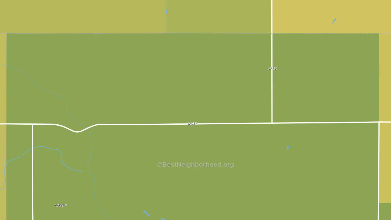 Lacey, OK block-group voter-turnout map