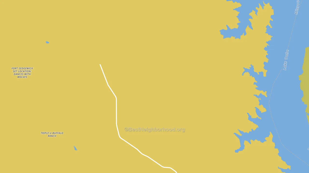 Lacy, SD block-group voter-turnout map