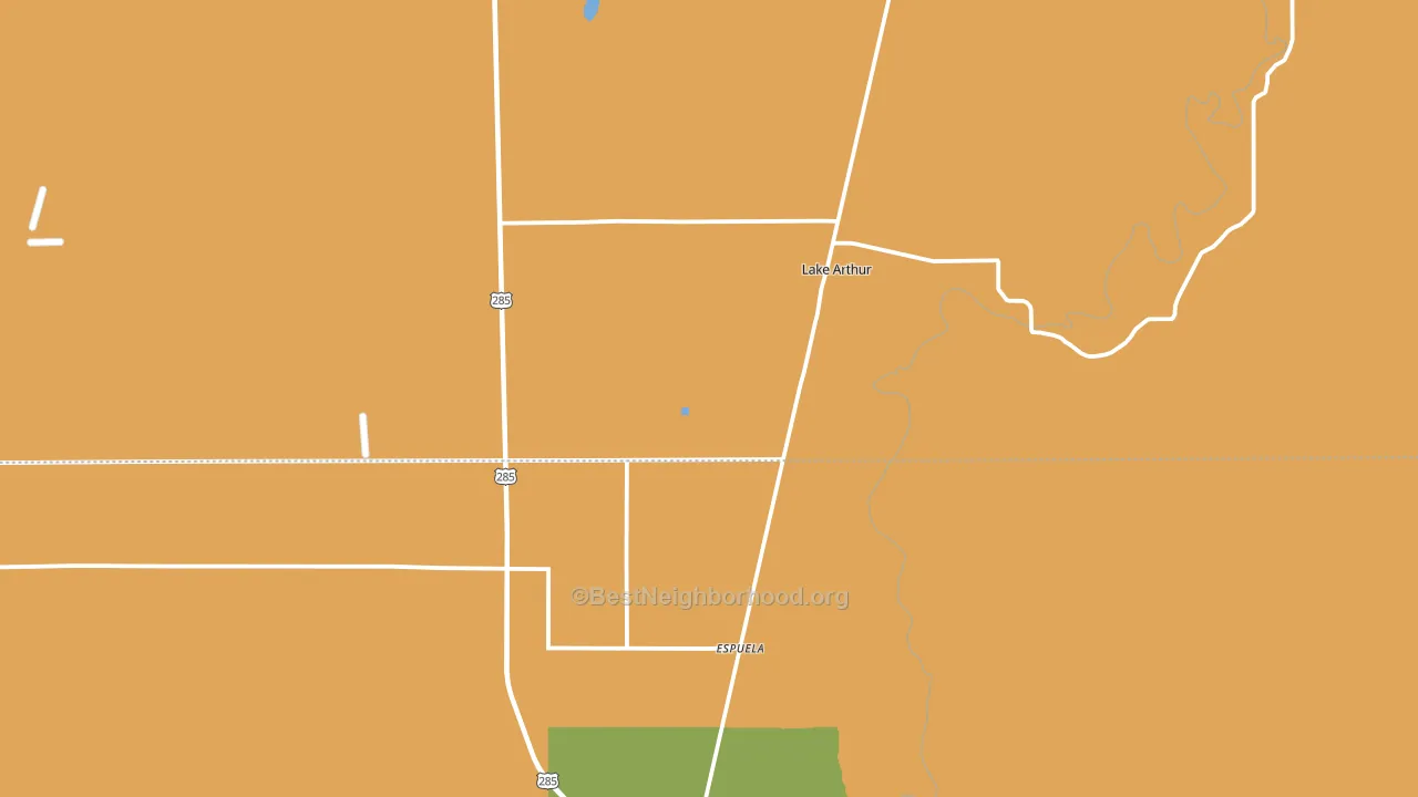 Lake Arthur, NM block-group voter-turnout map