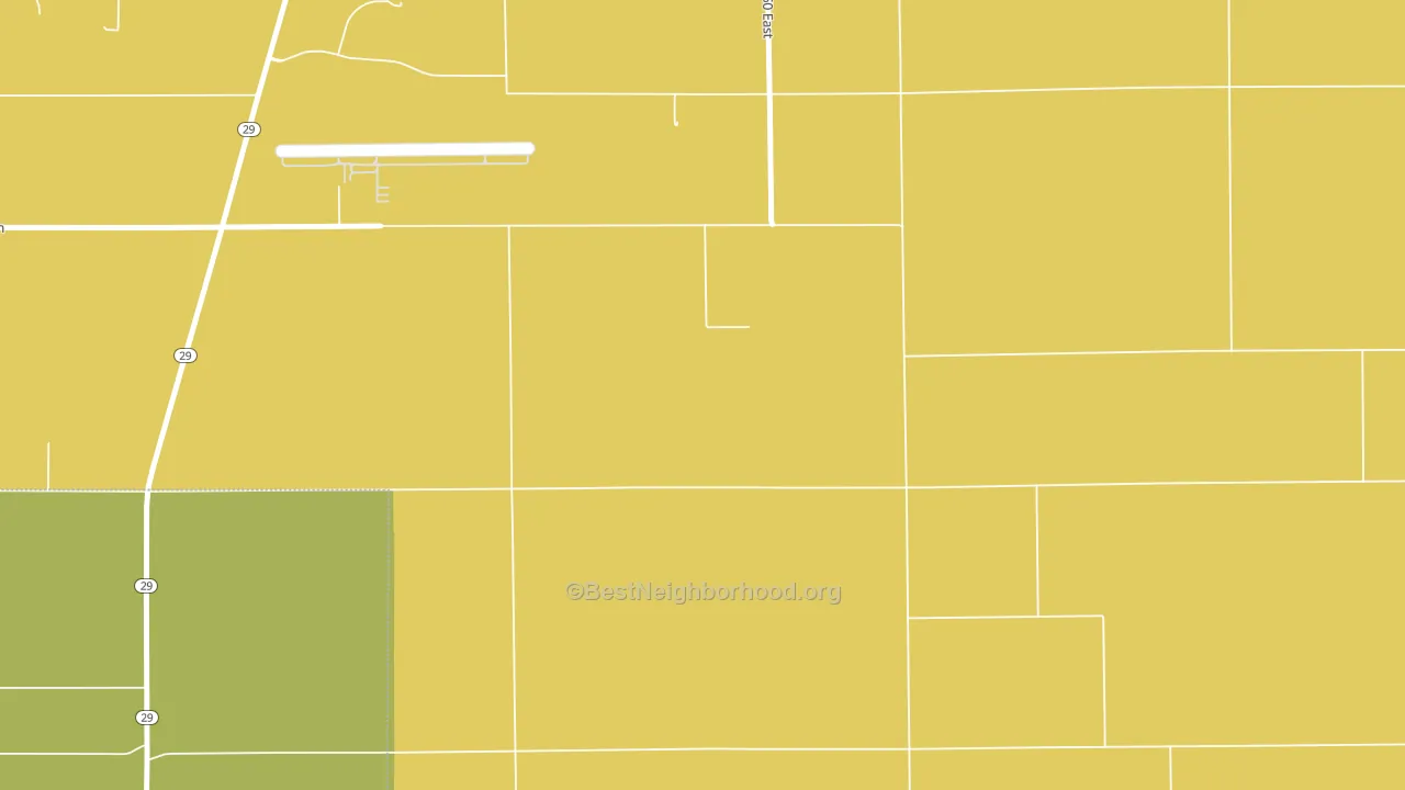 Lake Cicott, IN block-group voter-turnout map