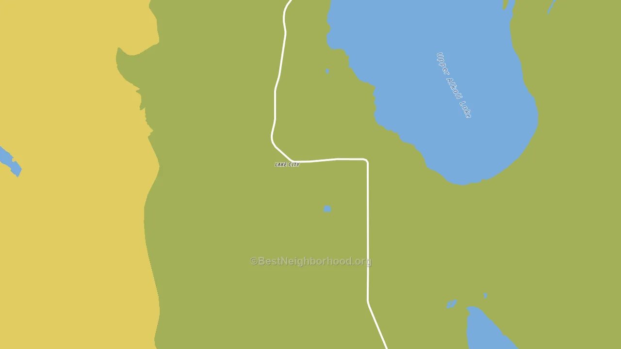 Lake City, CA block-group voter-turnout map