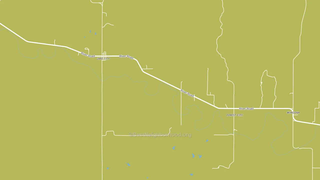 Lake City, KS block-group voter-turnout map