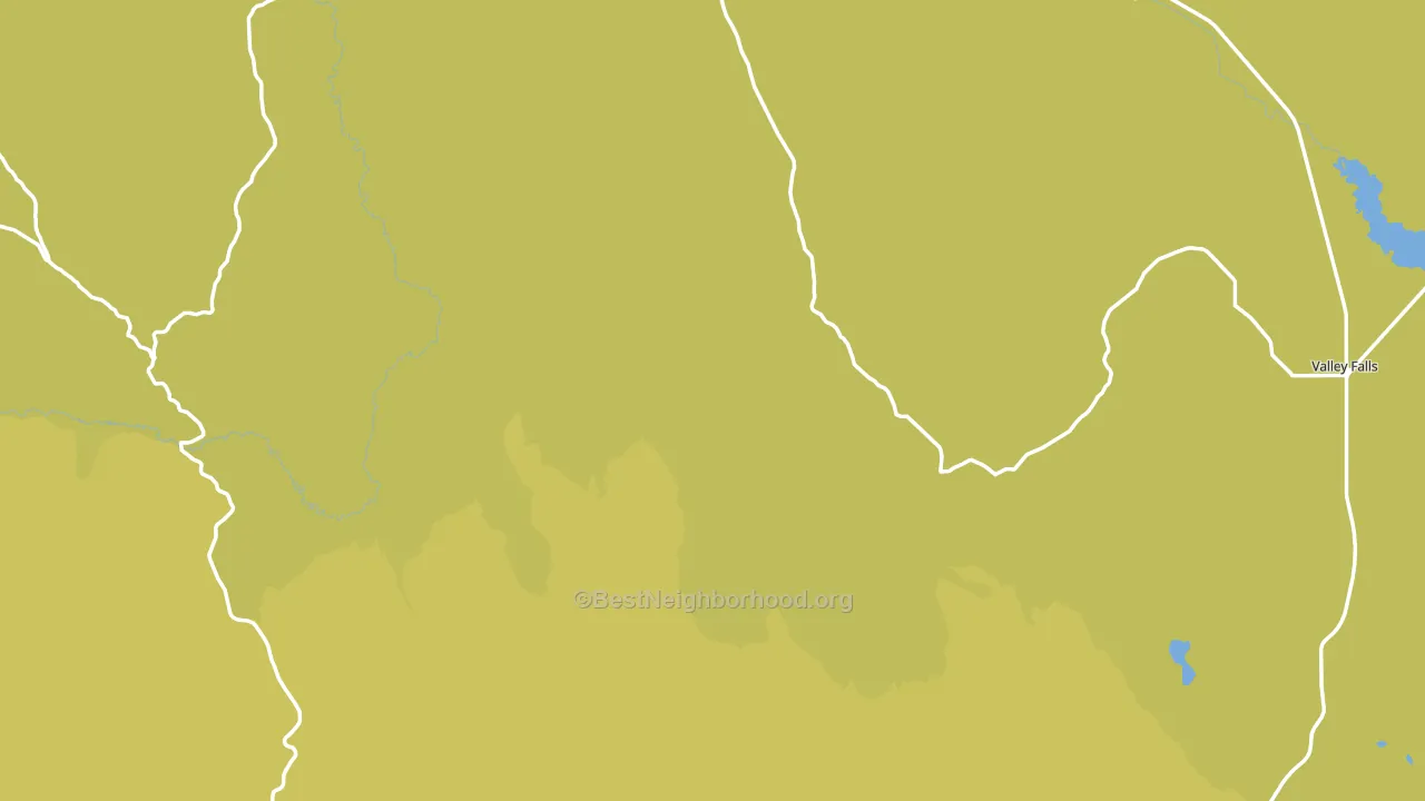 Lake County, OR block-group voter-turnout map