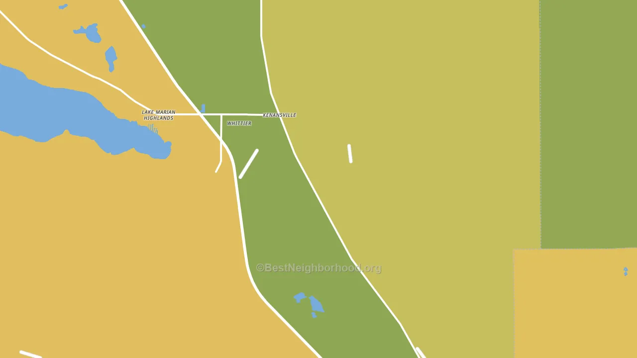 Lake Marian Highlands, FL block-group voter-turnout map